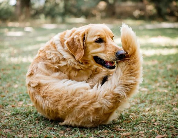 Ihr Hund jagt seine eigene Rute?